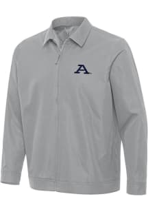 Antigua Akron Zips Mens Grey Pivot Light Weight Jacket