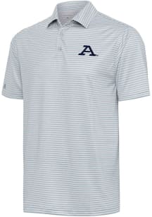 Antigua Akron Zips Mens Grey Skills Short Sleeve Polo