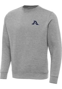 Antigua Akron Zips Mens Grey Victory Long Sleeve Crew Sweatshirt