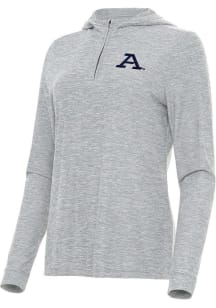Antigua Akron Zips Womens Grey Daybreak Qtr Zip