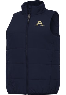 Antigua Akron Zips Womens Navy Blue Experience Vest