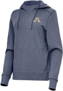 Antigua Akron Zips Womens Navy Blue Justice Hooded Sweatshirt