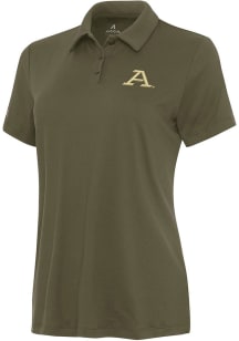 Antigua Akron Zips Womens Olive Reprocess Recycled Short Sleeve Polo Shirt
