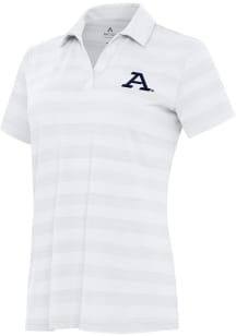 Antigua Akron Zips Womens White Tunnel Short Sleeve Polo Shirt