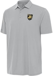 Antigua Army Black Knights Mens Grey Era Short Sleeve Polo