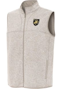 Antigua Army Black Knights Mens Oatmeal Fortune Sleeveless Jacket