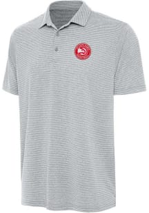 Antigua Atlanta Hawks Mens Grey Scheme Short Sleeve Polo