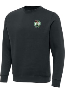Antigua Boston Celtics Mens Charcoal Victory Long Sleeve Crew Sweatshirt