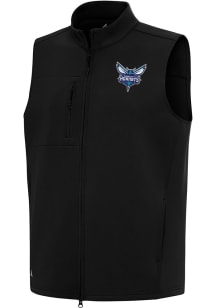 Antigua Charlotte Hornets Mens Black Demand Sleeveless Jacket