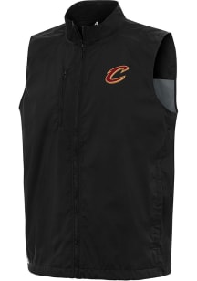 Antigua Cleveland Cavaliers Mens Black Brisk Sleeveless Jacket