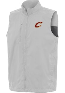 Antigua Cleveland Cavaliers Mens Grey Brisk Sleeveless Jacket