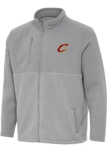 Antigua Cleveland Cavaliers Mens Grey Daily Fused Medium Weight Jacket