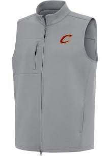 Antigua Cleveland Cavaliers Mens Grey Demand Sleeveless Jacket