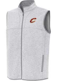 Antigua Cleveland Cavaliers Mens Grey Fortune Sleeveless Jacket