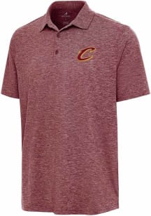 Antigua Cleveland Cavaliers Mens Red Par 3 Short Sleeve Polo