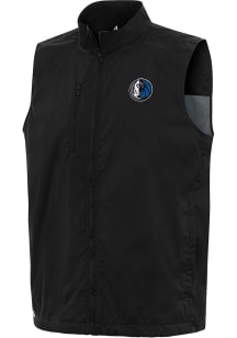 Antigua Dallas Mavericks Mens Black Alternate Brisk Sleeveless Jacket