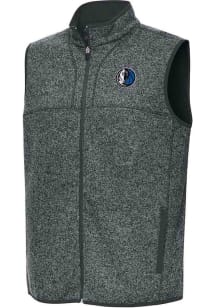 Antigua Dallas Mavericks Mens Grey Alternate Fortune Sleeveless Jacket