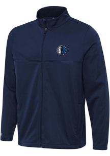 Antigua Dallas Mavericks Mens Navy Blue Alternate Links 2 Light Weight Jacket