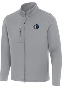 Antigua Dallas Mavericks Mens Grey Alternate Objection Light Weight Jacket