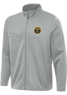 Antigua Denver Nuggets Mens Grey Links 2 Light Weight Jacket