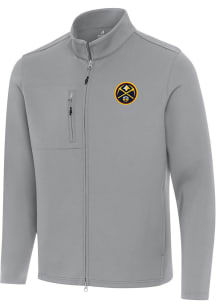Antigua Denver Nuggets Mens Grey Objection Light Weight Jacket