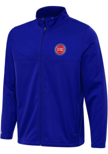 Antigua Detroit Pistons Mens Blue Links 2 Light Weight Jacket
