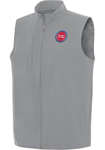 Antigua Detroit Pistons Mens Grey Regard Sleeveless Jacket