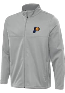 Antigua Indiana Pacers Mens Grey Links 2 Light Weight Jacket