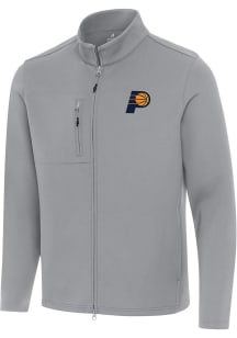 Antigua Indiana Pacers Mens Grey Objection Light Weight Jacket
