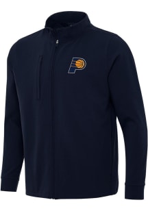 Antigua Indiana Pacers Mens Navy Blue Regard Light Weight Jacket