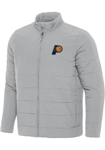 Antigua Indiana Pacers Mens Grey Swelter Filled Jacket