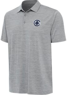 Antigua Los Angeles Clippers Mens Grey Layout Short Sleeve Polo