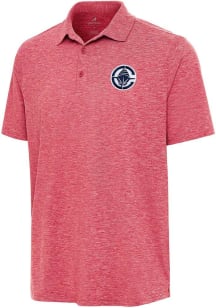 Antigua Los Angeles Clippers Mens Red Par 3 Short Sleeve Polo