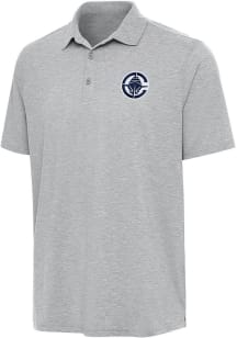 Antigua Los Angeles Clippers Mens Grey Par 3 Short Sleeve Polo