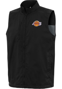 Antigua Los Angeles Lakers Mens Black Brisk Sleeveless Jacket