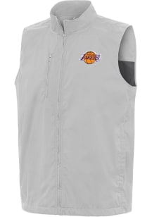 Antigua Los Angeles Lakers Mens Grey Brisk Sleeveless Jacket