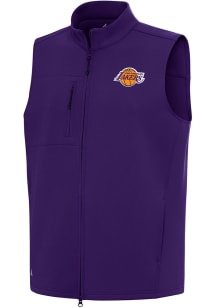 Antigua Los Angeles Lakers Mens Purple Demand Sleeveless Jacket