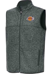 Antigua Los Angeles Lakers Mens Grey Fortune Sleeveless Jacket