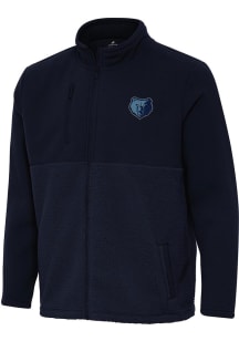 Antigua Memphis Grizzlies Mens Navy Blue Alternate Daily Fused Medium Weight Jacket