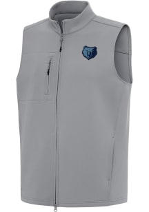 Antigua Memphis Grizzlies Mens Grey Alternate Demand Sleeveless Jacket