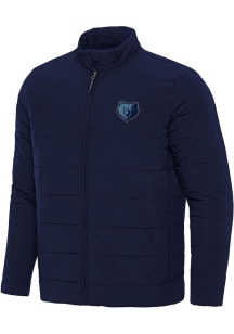 Antigua Memphis Grizzlies Mens Navy Blue Alternate Swelter Filled Jacket