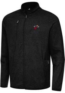 Antigua Miami Heat Mens Black Alternate Hold Up Light Weight Jacket
