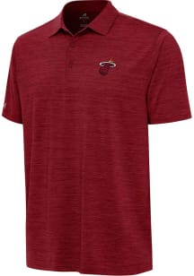 Antigua Miami Heat Mens Cardinal Alternate Layout Short Sleeve Polo