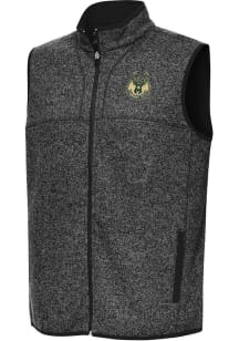Antigua Milwaukee Bucks Mens Black Fortune Sleeveless Jacket