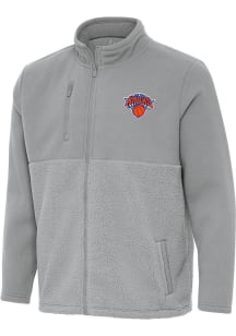 Antigua New York Knicks Mens Grey Daily Fused Medium Weight Jacket