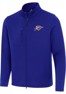 Antigua Oklahoma City Thunder Mens Blue Alternate Objection Light Weight Jacket