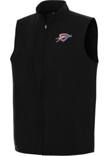 Antigua Oklahoma City Thunder Mens Black Alternate Regard Sleeveless Jacket