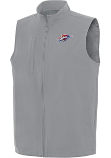 Antigua Oklahoma City Thunder Mens Grey Alternate Regard Sleeveless Jacket