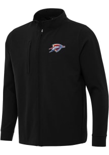 Antigua Oklahoma City Thunder Mens Black Alternate Regard Light Weight Jacket