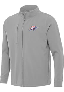 Antigua Oklahoma City Thunder Mens Grey Alternate Regard Light Weight Jacket